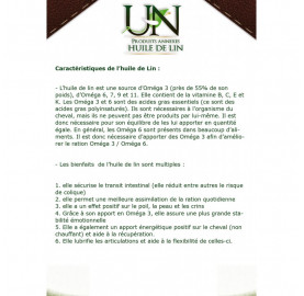 HUILE DE LIN 1L